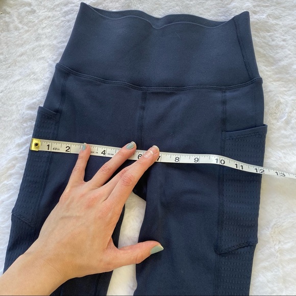 Fabletics Super Knits Navy Blue Leggings - Picture 7 of 14